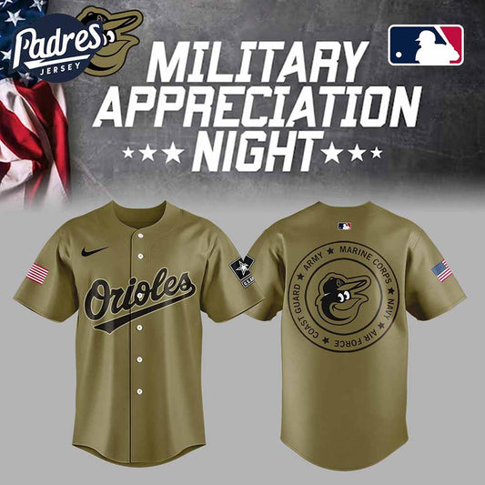 Baltimore Orioles Baseball Jersey Military Green For Fan 2025 - Padres Jersey Oasis: Elevate Your Baseball Style Game...