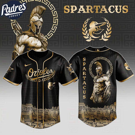 Baltimore Orioles MLB X Spartacus Custom Baseball Jersey - Padres Jersey Oasis: Elevate Your Baseball Style Game...