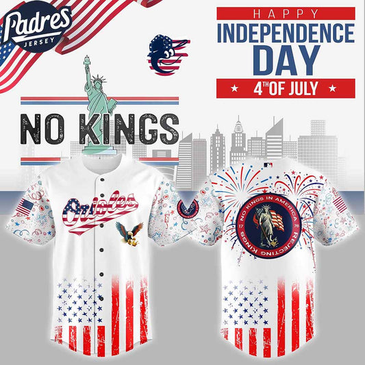 Baltimore Orioles MLB X The 4th Of July X Military Custom Baseball Jersey - Padres Jersey Oasis: Elevate Your Baseball...