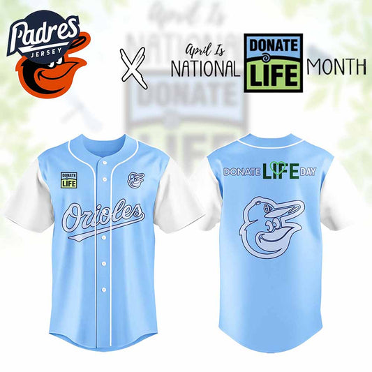 Baltimore Orioles MLB x Donate Life Month Personalized Baseball Jersey Outfit - Padres Jersey Oasis: Elevate Your...