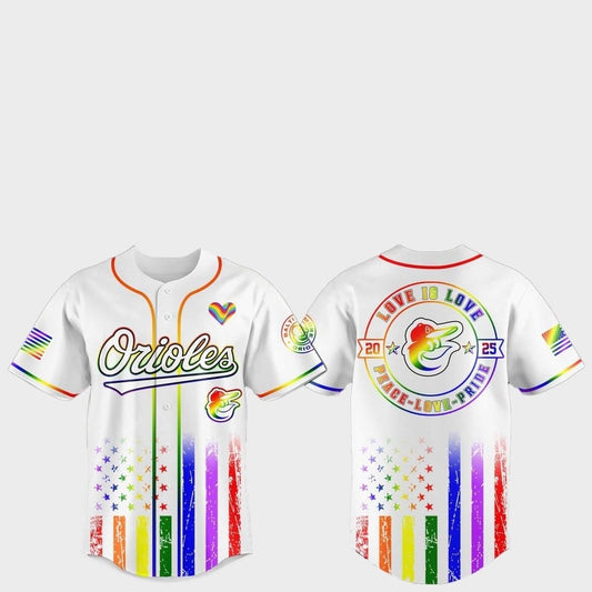 Baltimore Orioles Pride Month Love Is Love 2025 Jersey - Grishko.com T-Shirts, Hoodie, Sweatshirt | WearSparks.com