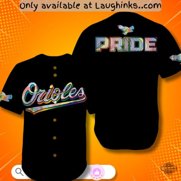 Baltimore Orioles Pride Night 2025 Baseball Jersey Shirt New Lgbtq Gift