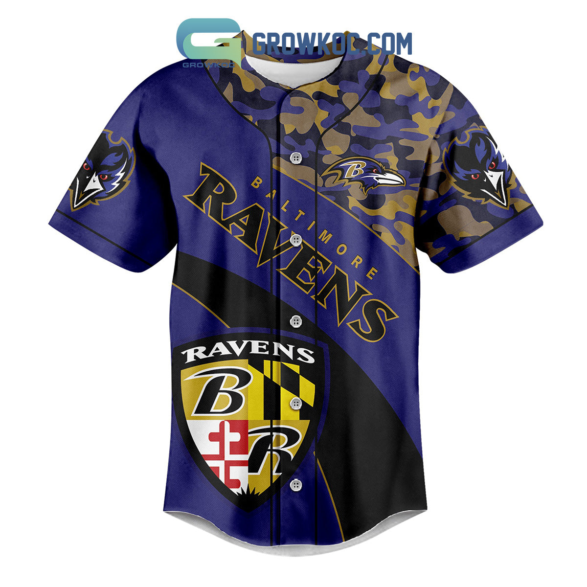 Baltimore Ravens No One Is Forsaken Baseball Jersey