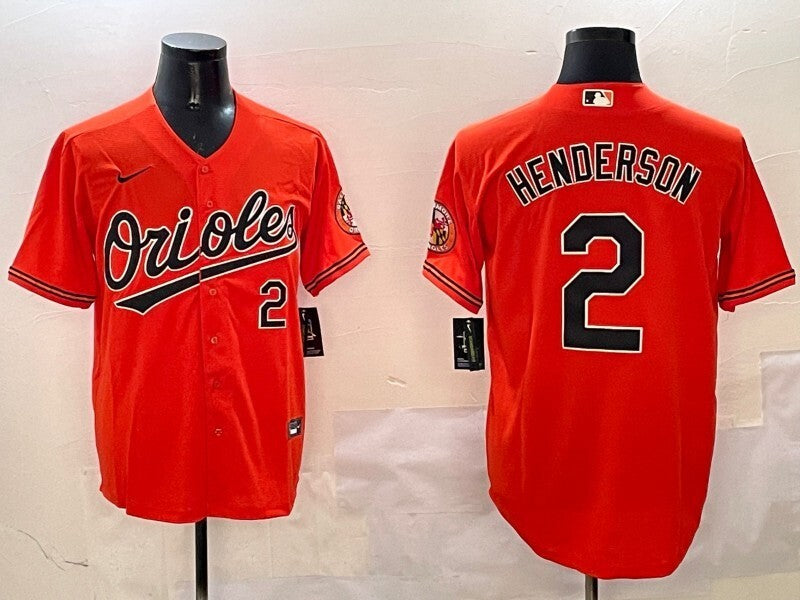 Baltimore Orioles #2 Gunnar Henderson Orioles Adult Style 2