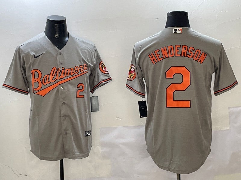 Baltimore Orioles #2 Gunnar Henderson Orioles Adult Style 4