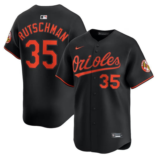 Baltimore Orioles #35 Adley Rutschman Alternate Limited Player Jersey - Black