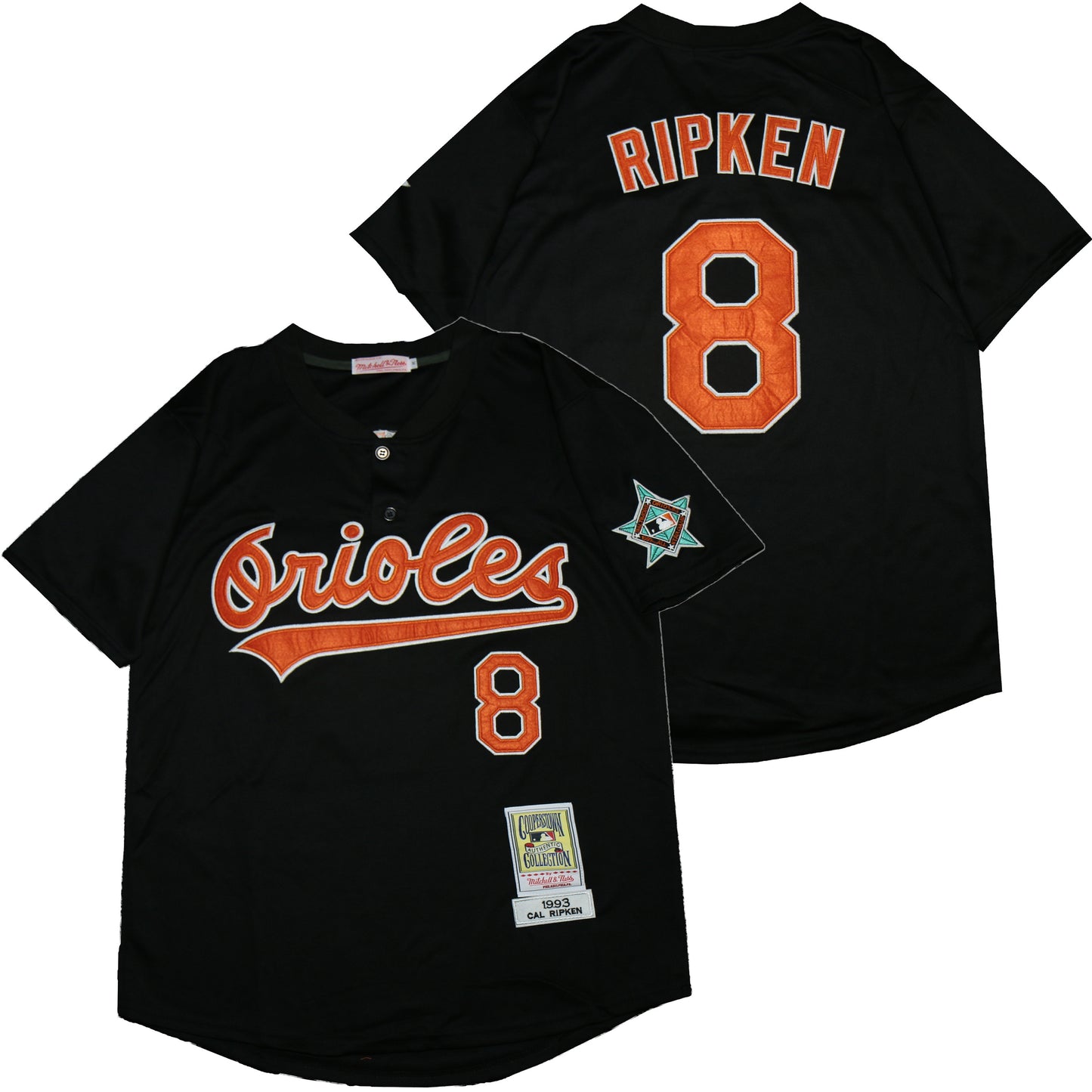 Baltimore Orioles #8 Cal Ripken Orioles 8 Black 1983 Retro