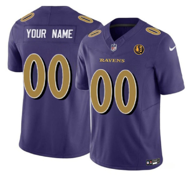Baltimore Ravens Customized Purple 2023 F.U.S.E. With John Madden Patch Color