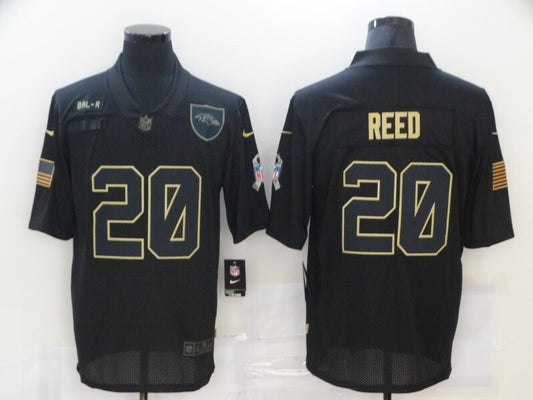 Baltimore Ravens #20 Reed 20 Salute 537