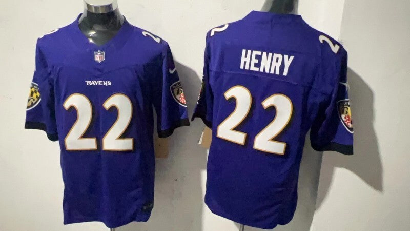 Baltimore Ravens #22 Derrick Henry Style 1
