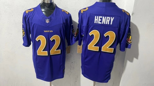 Baltimore Ravens #22 Derrick Henry Style 3