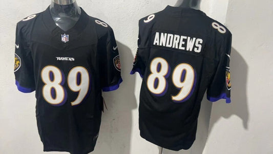 Baltimore Ravens #89 Mark Andrews Style 3