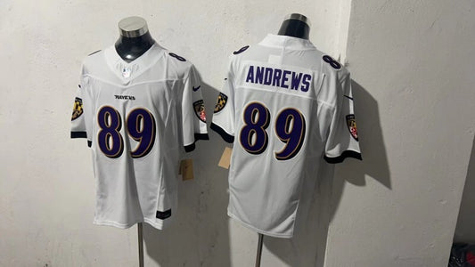 Baltimore Ravens #89 Mark Andrews Style 4