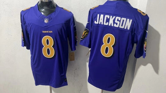 Baltimore Ravens #8 Lamar Jackson Style 5