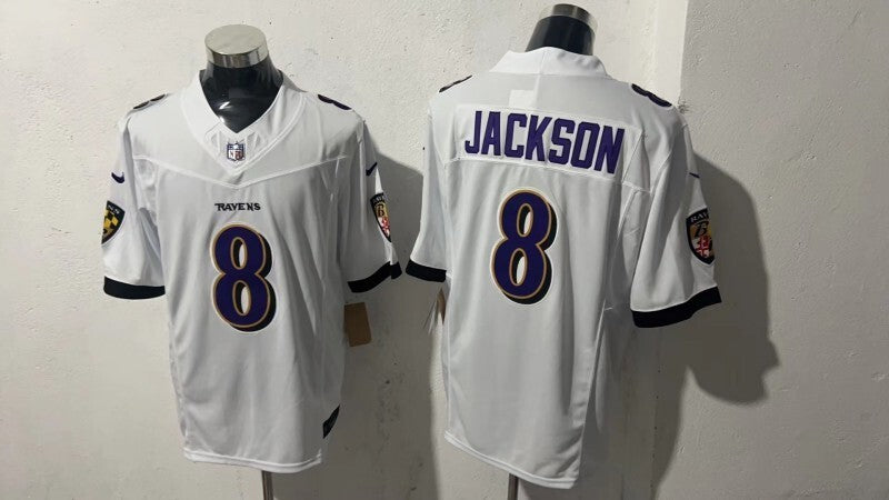 Baltimore Ravens #8 Lamar Jackson Style 7