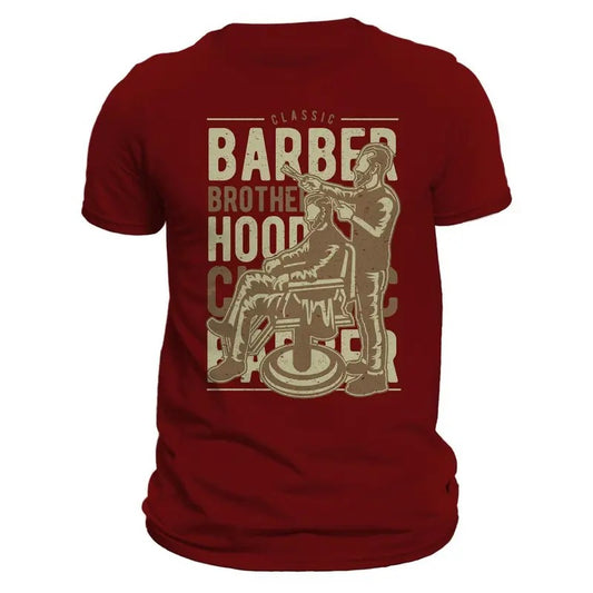 Barber Brotherhood Classic Barber Men's T-Shirt Hoodie, Sweatshirt | WearSparks.com