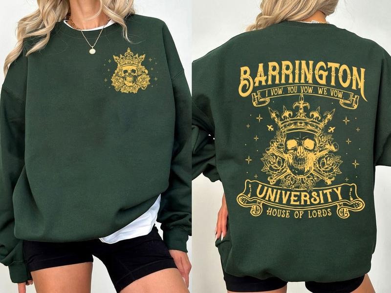 Barrington University T-Shirt, The Ritual Book Sweatshirt, Dark Romance Hoodie, Shantel Tessier Merch, Spicy Romance Tee,...