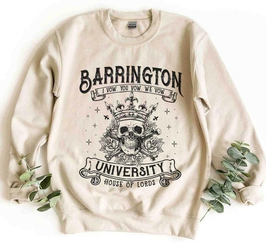 Barrington University The Ritual Sweatshirt, Smut Shirt, Dark Romance Reader Shirt, Fantasy Reader Shirt, Ryat Archer...