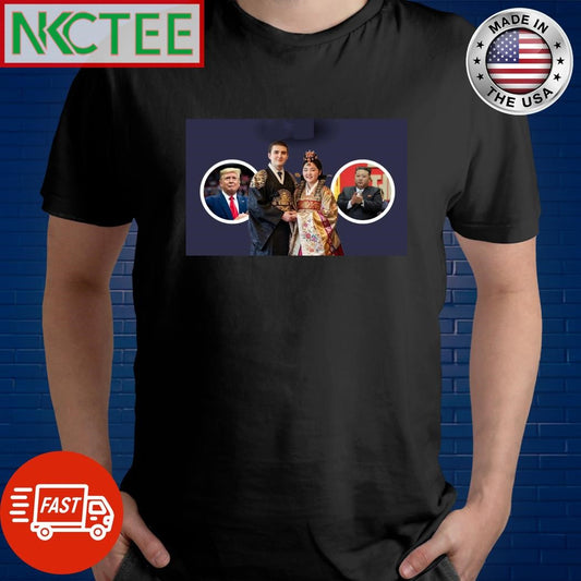 Barron Trump marriage Kim Ju Ae Donald Trump tee