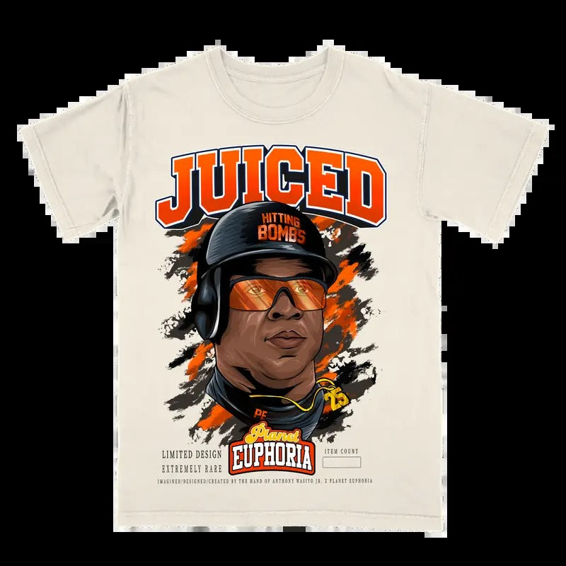 Barry Bonds Juiced Tee - Gift For Fan - Men's Casual T-shirt - Menswear Hoodie, Sweatshirt | WearSparks.com