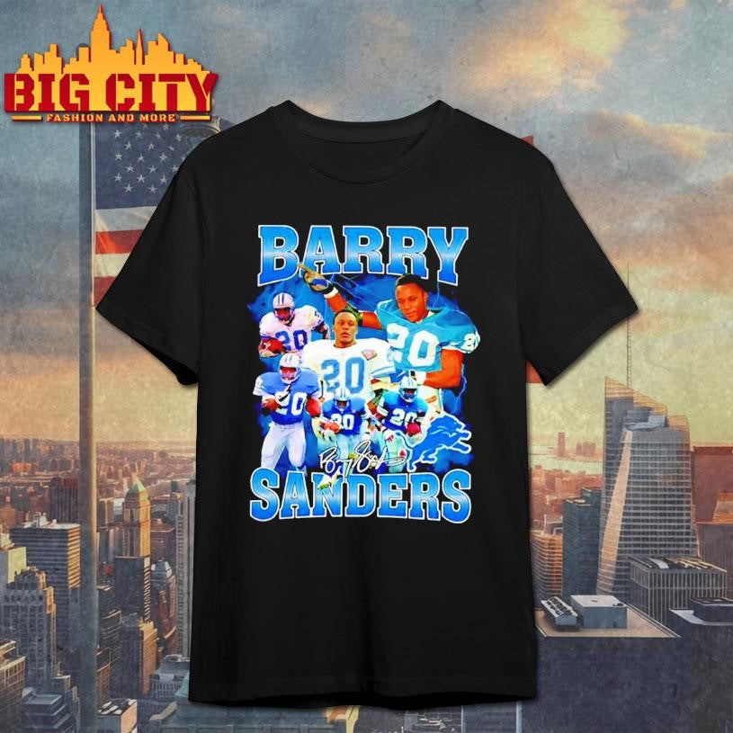 Barry Sanders Detroit Lions vintage 90s 2026 Shirt