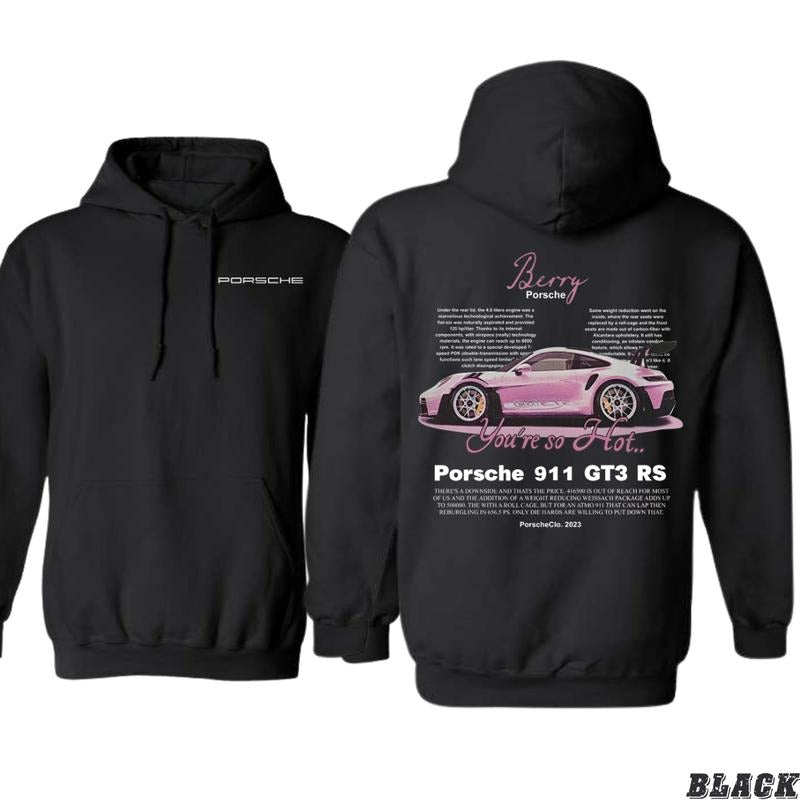 Barstool Golf Hoodie - Porsche 911 GT3 RS Design - Trendy Hoodie for Men and Women Menswear Sweaters T-Shirts, Sweatshirt