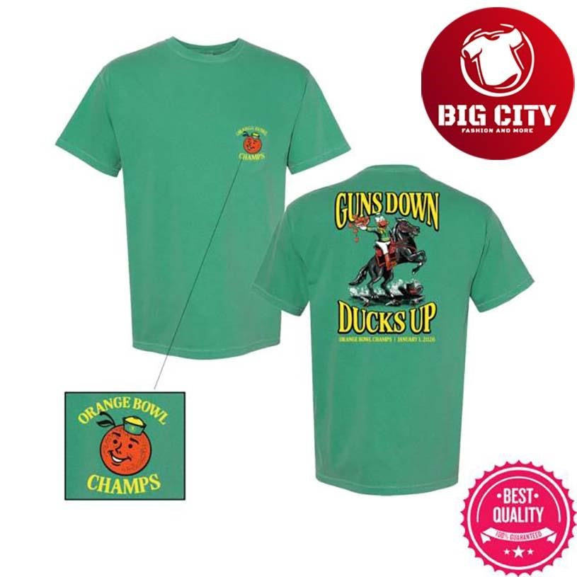 Barstoolsports Guns Down Two Sided Shirt