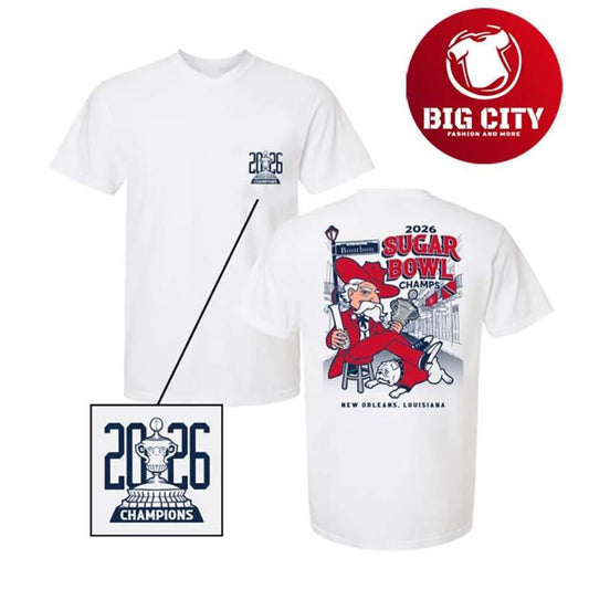 Barstoolsports Ms Bourbon Street Champions Two Sided Shirt
