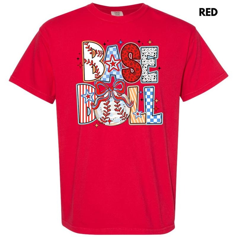 Baseball Crazy Pattern Comfort Colors T-Shirt 'NLB' Hoodie, Sweatshirt | WearSparks.com