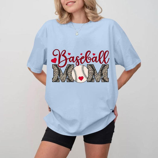 Baseball MOM Cotton T-shirt, Mother's Day Gift for Moms Hoodie, Sweatshirt | WearSparks.com