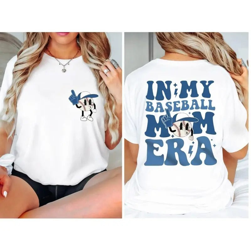 Baseball Mom Era Sweatshirt And Shirt Baseball Jersey Mom Era Shirt Game Day Woman Baseball Shirt Baseball Mama...