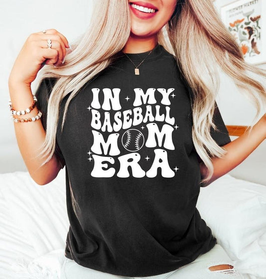 Baseball Mom Era Sweatshirt and Shirt, Baseball Mom Era Shirt, Game Day Woman Baseball Shirt, Baseball Mama Sweatshirt,...