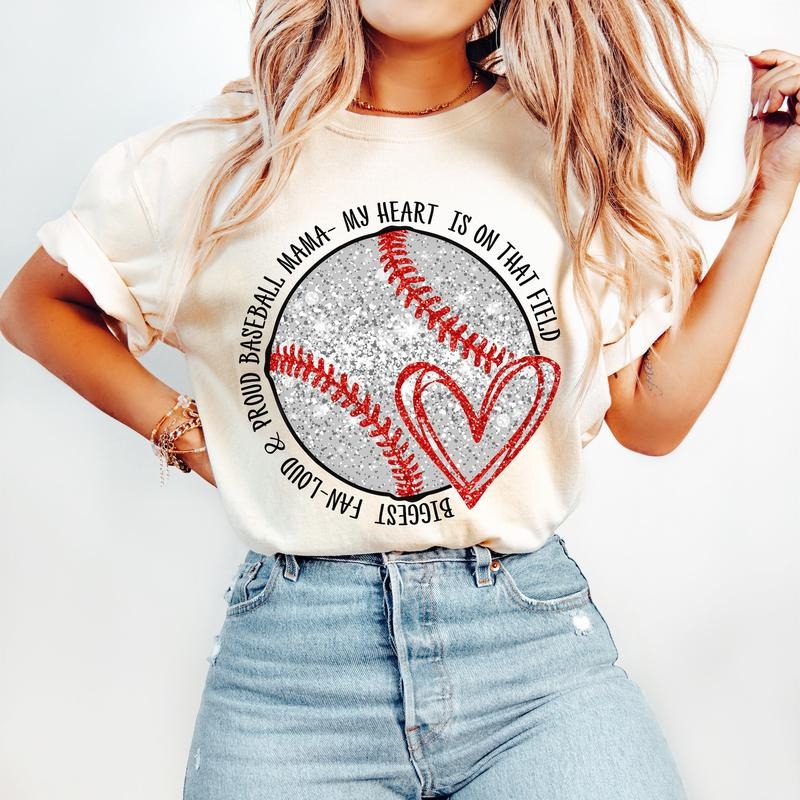 Baseball Mom T-Shirt, Baseball T-Shirt, Sports T-Shirt, Baseball Mama T-Shirt Hoodie, Sweatshirt | WearSparks.com