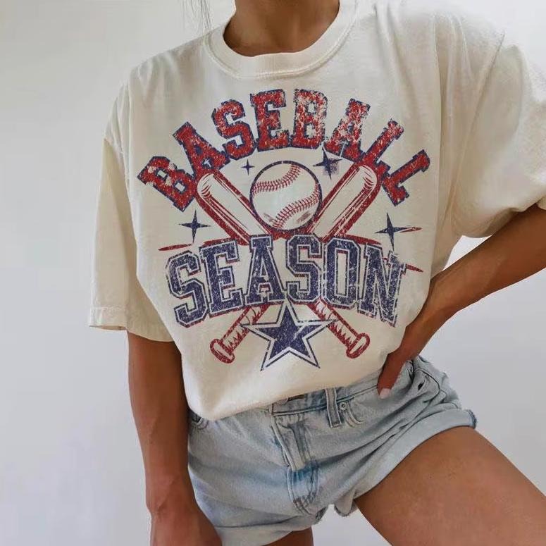 Baseball Season Retro Checkered T-shirt, Trendy Baseball Sweatshirt,  Funny Baseball T-Shirt, Baseball Lover Gift, Game...