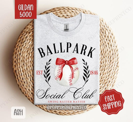 Baseball Social Club Shirt Gildan, Baseball Season Women's Tee, Cute Women's Tshirt Plus Sizes Hoodie, Sweatshirt