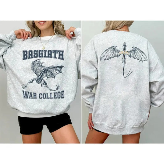 Basgiath War College Sweatshirt, Fourth Wing Comfort Sweatshirt, Fly or Die, Fourth Wing Riders Quadrant Sweatshirt,...