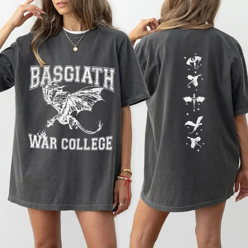 Basgiath War College T-Shirt, Fourth Wing Fly Or Die Shirt, Dragon Rider Sweater, Iron Flame T-Shirt, Onyx Storm Tee,...