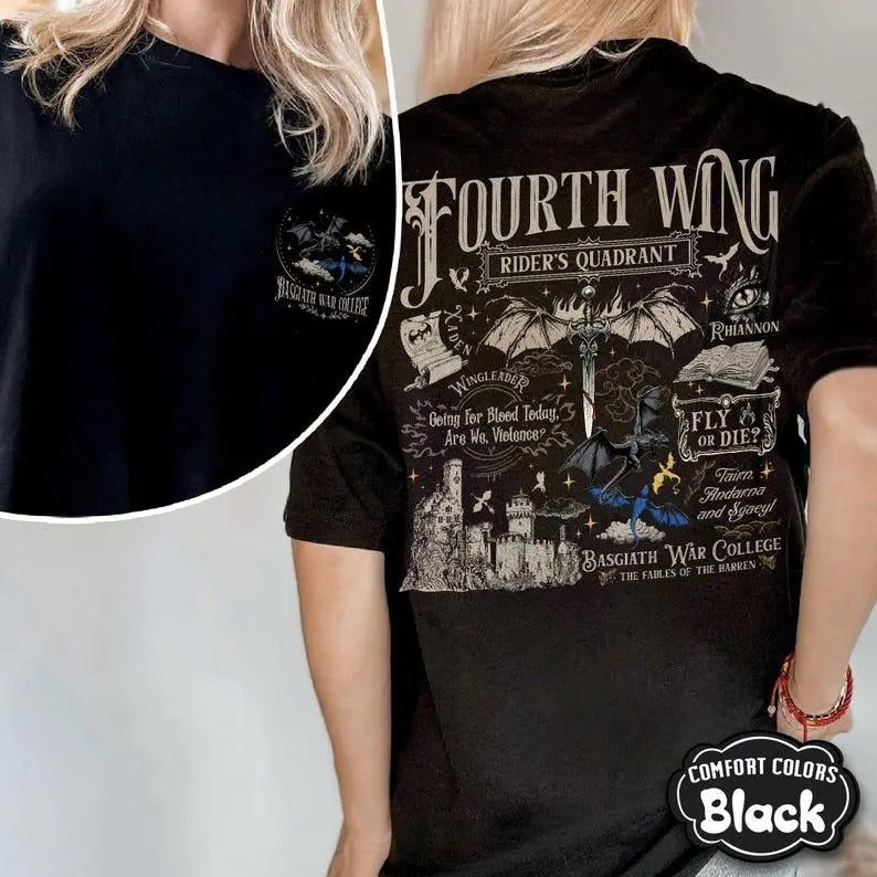 Basgiath War College shirt, Fourth Wing shirt, Riders Quadrant, Dragon Rider shirt, Violent Little Thing shirt Hoodie,...