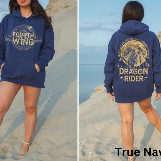 Basgiath college Hoodie, Fourth wing sweatshirt Dragon Rider Violet Sorrengail Xaden Riorson Sweater Fantasy Bookish...