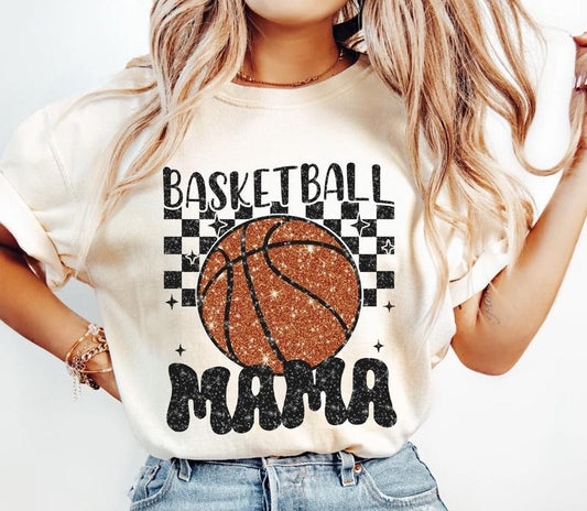 Basketball Mama Shirt #1~ Unisex Apparel Relaxed Fit Printed In The USA Clothing Womenswear Casual Comfort Cotton Top...