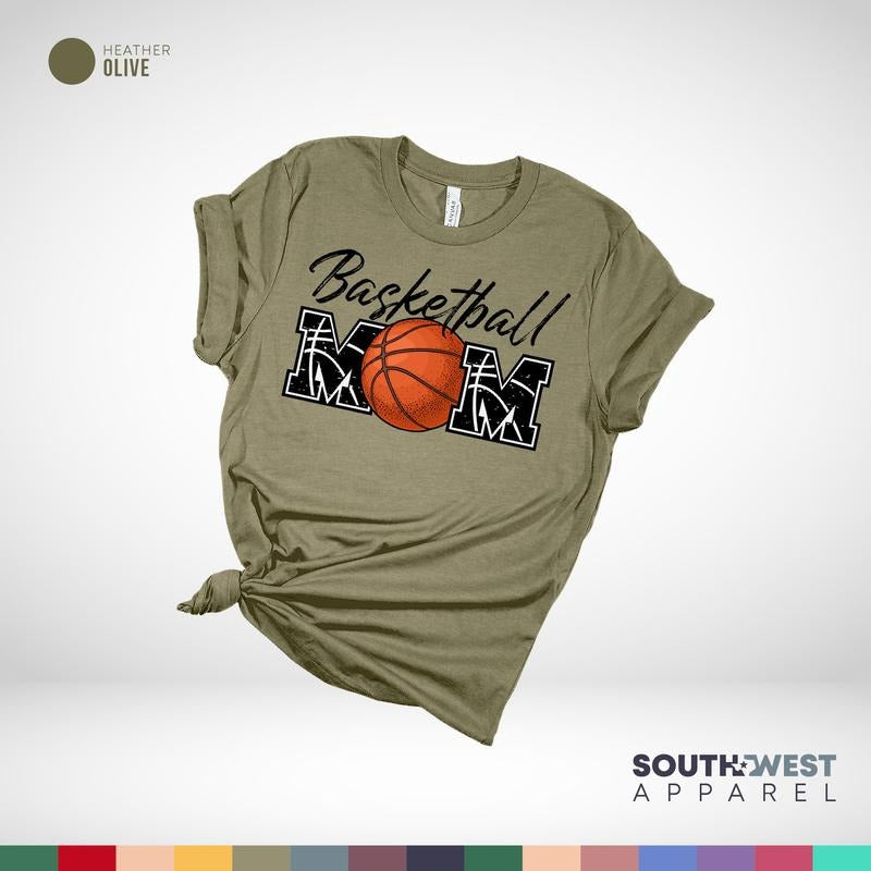 Basketball Mom Shirt Basketball Shirt Mother's Day Gift Idea Gift For Her Funny Mom Shirt Mom Life Shirt Mom Gift Sport...