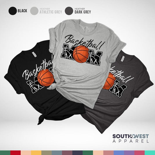 Basketball Mom Shirt Basketball Shirt Mother's Day Gift Idea Gift For Her Funny Mom Shirt Mom Life Shirt Mom Gift Sport...