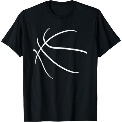Basketball Silhouette Bball Player Coach Sports Baller Gift T-Shirt Made in USA Hoodie, Sweatshirt | WearSparks.com