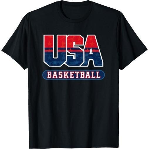 Basketball USA Flag Patriotic Sports Lover American B Ball T-Shirt Made in USA Hoodie, Sweatshirt | WearSparks.com