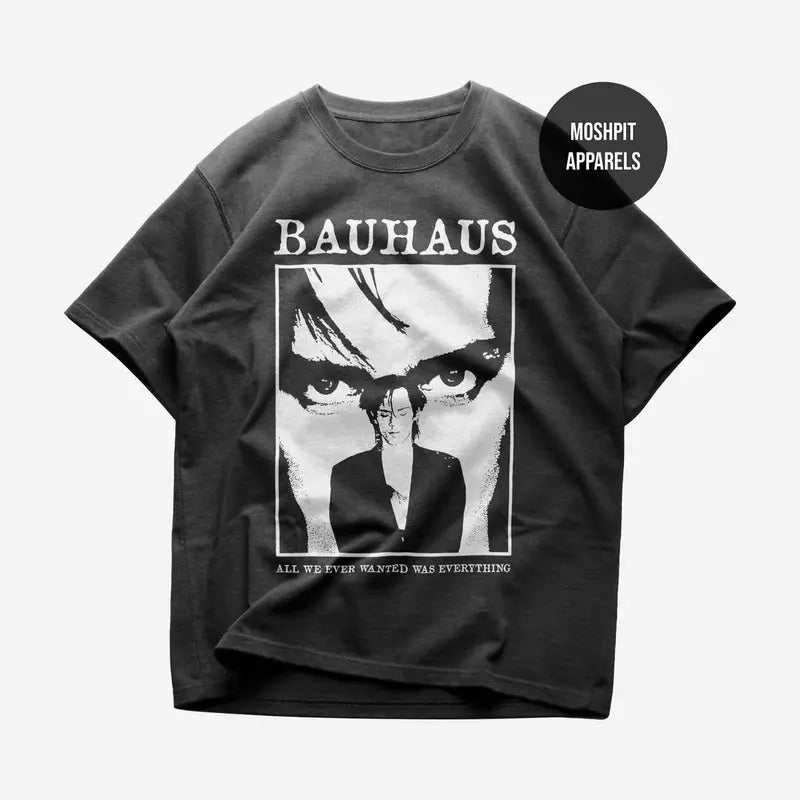 Bauhaus T-Shirt - Rock Music Shirt - Peter Murphy Shirt - Bauhaus Band Shirt - Bela Lugosi's Dead - Bauhaus Merch