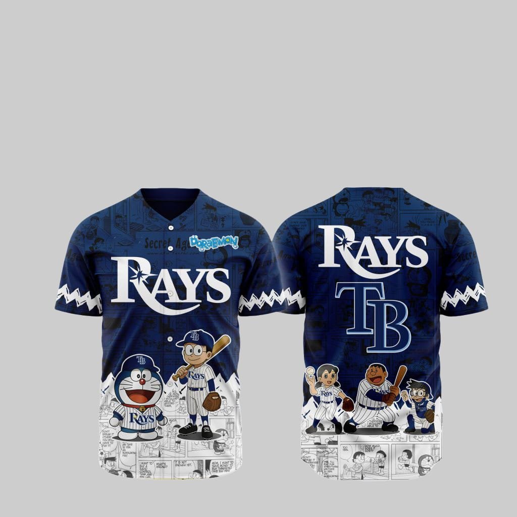 Bay Rays Doraemon Jersey 2025 - Grishko.com T-Shirts, Hoodie, Sweatshirt | WearSparks.com