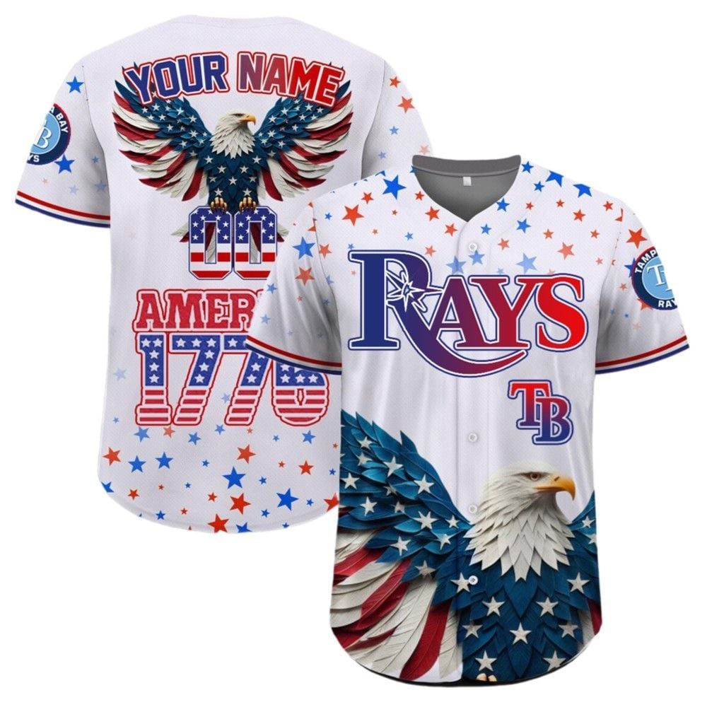 Bay Rays Independence Day Baseball Jersey 2025 - Grishko.com T-Shirts, Hoodie, Sweatshirt | WearSparks.com (Image 2)