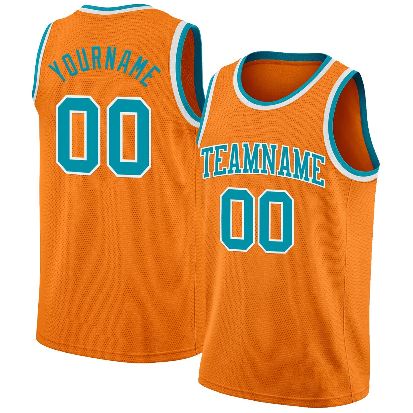Custom Bay Orange Teal-White Authentic Basketball Jersey T-Shirts, Hoodie, Sweatshirt | WearSparks.com (Image 1)
