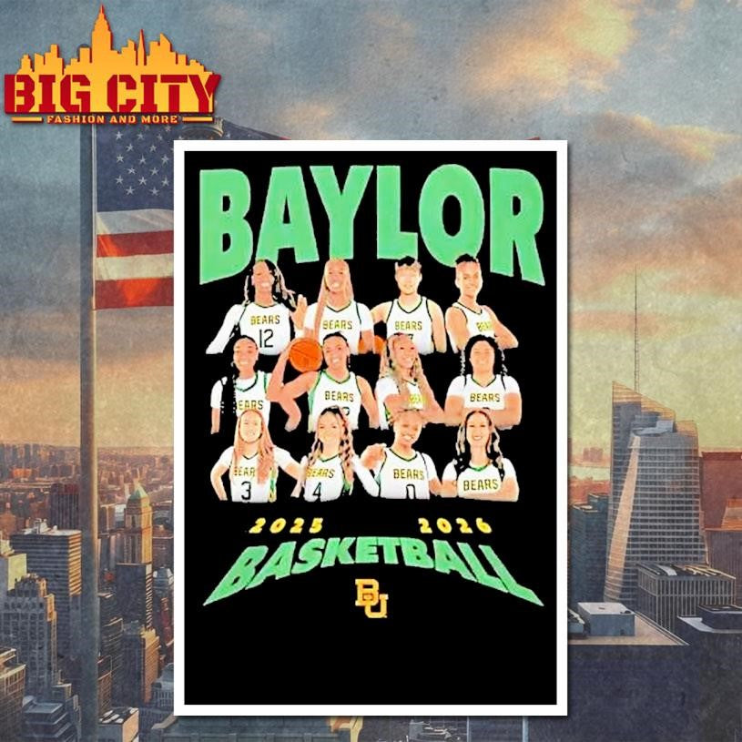 Baylor Womens Basketball 2026 Team Players Shirt
