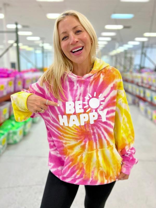 Be Happy Sunburst Hoodie T-Shirts, Sweatshirt | WearSparks.com
